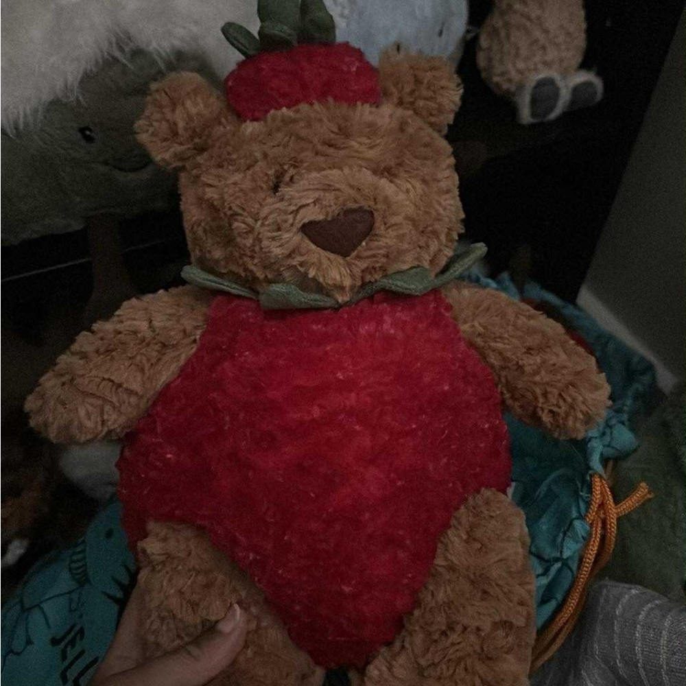 Jellycat strawberry bartholomew bear
